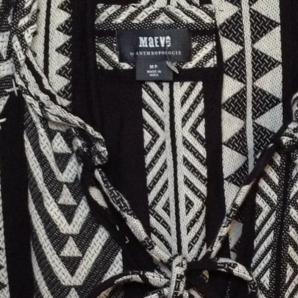Anthropologie Dominque "MP" Tribal Tunic Dress; Coachella, Boho, Hippie: (MAEVE) - Picture 3 of 8